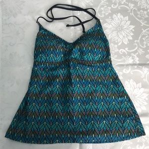 Tankini swim top padded